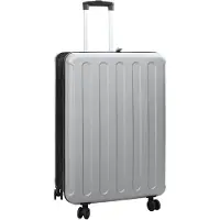 vidaXL Koffer mit Schloss Silber 50 x 30 x 76 cm ABS Kunststoff