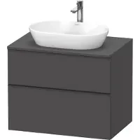 Duravit Waschtischunterschrank D-Neo 80x55cm, sw/Grap m, 2 SBK, 1 A, 1 Pl