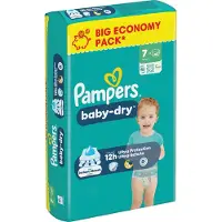 Pampers Baby Dry Windeln Gr.7 Extra Large 15+kg Big Eco. Pack 48 ST
