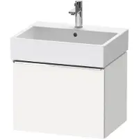 Duravit D-Neo Waschtischunterbau wandhängend, 584x440x442mm, 1 Auszug, mit Griff Chrom, DE4271010180000, Farbe: Weiß Matt Dekor