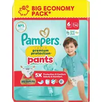 Pampers Premium Protection Pants Underjams Gr.6 Extra Large 13-19kg Big Eco. Pack 38 ST
