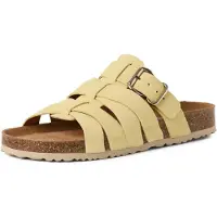 Tamaris Damen Bio/House Slipper Leder, gelb, 38 EU