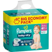 Pampers Baby Dry Gr.4+ Maxi Plus 10-15kg Big Windeln Eco Pack 66 Stück