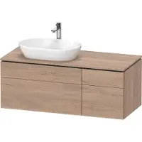 Duravit Waschtischunterschrank L-Cube 122x55x48,2cm, AS L, E ma, k EinrSy