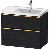 Duravit Waschtischunterschrank D-Neo 78,4x45,2cm, 1 Kast, B R, g pol/Eiche sw