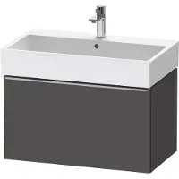 Duravit Waschtischunterschrank D-Neo 78,4x44,2cm, ES geb/Gra m, 1 A, wandhängend