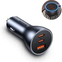 Baseus Contactor Pro 65w 2.4a 1xusb-a 2xusb-c Autoladegerät