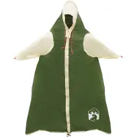 vidaXL 2-in-1 Regenponcho mit Kapuze Grün 262 x 126 x 130 cm