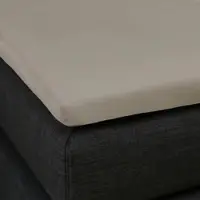 Formesse Split-Topper Spannbetttuch Bella Gracia La Piccola Duo 1 160x210-220 cm | platin - grau