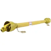 StarTech.com PTO Zapfwelle - Traktor Gelenkwelle - 3,5 cm 6-Zahn Profil - Runde Geräteenden - Verstellbare Länge 100–140 cm für Mähwerk/Rotationsschneider