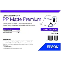 Epson 7113426, Weiß, Selbstklebendes Druckeretikett, Etikettenrolle, Rolle, Tintenstrahl, Acryl
