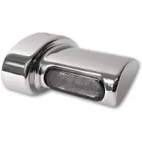 HeinzBikes LED Alu Blinker-/Rücklichtpaar Winglets Micro chrom Unisexneutral031 - Motorradteile - Beleuchtung