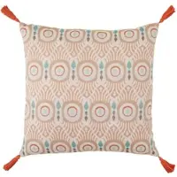Atmosphera Ikat - Dekokissen 50x10x50cm Polyester Mehrfarbig