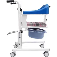 StarTech.com Hydraulischer Patientenlift Rollstuhl - Transfer- und Transportrollstuhl - Manuell, nicht faltbar - Belastbar bis 90 kg - Eigengewicht 28,5 kg - Für Zuhause & Pflegeheim