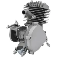 StarTech.com Fahrradmotor Bausatz - 80 ccm 2-Takt Benzinmotor - Bis 40 km/h - 2 l Tank - Für 66/71 cm Räder - Traglast bis 180 kg - Schwarz