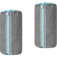 Fokelyi Sac de spalare pentru incaltaminte, 2 Bucati, Protectie Masina de Spalat, Gri, Dimensiune Stute