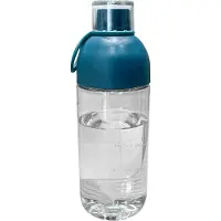 Fokelyi PC-Wasserbecher, hitzebeständig, tragbar, für Zuhause und unterwegs, mit Kalkfilter, blau