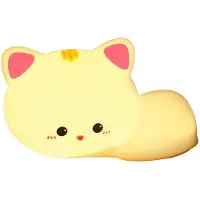 Dopwii LED Katzen Nachtlicht 16 Farben Silikon Nachtlampe USB wiederaufladbar mit Fernbedienung Timer dimmbar 1200 mAh