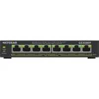 Netgear GS308EP, Managed, L2/L3, Gigabit Ethernet (10/100/1000), Vollduplex, Power over Ethernet (PoE)
