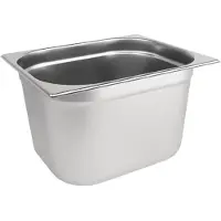 Vogue GN-Behälter Edelstahl 20cm GN1/2