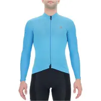 UYN Airwing Winter langarm Fahrradtrikot Herren turquoise/black XL