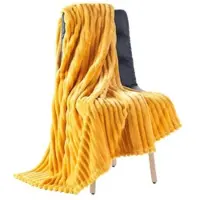 Holiday Heimtex Kuscheldecke Aloha 150x200 cm | curry - gelb