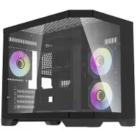 Darkflash Computergehäuse Darflash Ft418 + 6 Lüfter Argb (Schwarz)