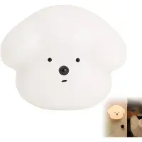 Welikera LED Nachtlicht Kinder Hund, Bewegungsmelder & Lichtsensor, dimmbar Touch Wandlampe, Akku Nachtlampe mit 5 Modi USB-C warmweiß