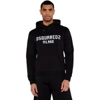 Dsquared2 Milano Logo Schwarzer Trainingsanzug