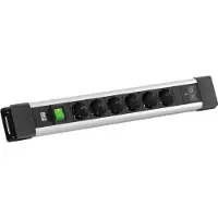Bachmann BM0022770 CONNECTUS 6xCEE7/3 1xSchalter 1xUSB C/C 45W 2,0m CEE7/7 Grau