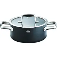 Rösle Bratentopf "Kochtopf EBONIC Ø 20 cm ProNero" 1 tlg. Aluminium Edelstahl