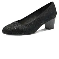 Jana Damen Pumps 8-22476-42 schwarz Struktur 37
