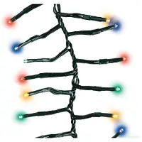 Lumineo 10,5 m LED-Cluster-Weihnachtsbaumbeleuchtung - Multi - verschiedene Lichtmodi - 1128 Lichter