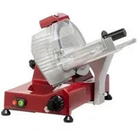 Fac - Allesschneider Elektrischer Schwerkraftvorschub CE-Haushaltsmodell F 250 E mit festem Spitzer - ROT