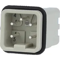 Harting Han 4A Stifteinsatz (M) Quick-Lock-Anschluss, 4-polig+PE 230V/400V, 10A - 1 Stück