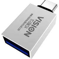 Vision TC-USBC3A Kabel Gender Changer USB-A USB-C Weiß