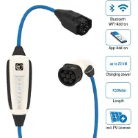 Nrg Optimal, Blau, Typ 2, Gerade, Gerade, IP67, IP69K, 22 kW