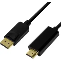 Ginza.se CV0127, 2 m, DisplayPort, HDMI Typ A (Standard), Männlich, Männlich, Gerade