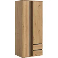 Xonox .home Kleiderschrank 2-türig Tofta Artisan Eiche Nachbildung B/H/T: 80x192x56 cm