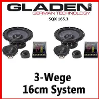 GLADEN Audio SQX 165.3 - 16,5cm 3-Wege