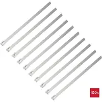 TRU COMPONENTS TC-12656568 Stahlkabelbinder 200 mm 7.9 mm AISI 316 100 St.