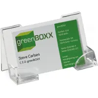 Durable 2414, Acryl, Transparent, 50 Karten