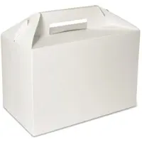 Pro DP 125 Lunchboxen Lunchpaket Transportbox weiß 26,5x12,8x18cm