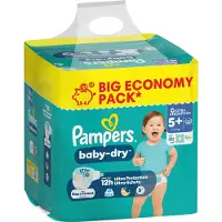 Pampers Baby Dry Gr.5+ Junior Plus 12-17kg Big Windeln Eco Pack 58 Stück