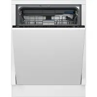 Beko b300 BDIN38561P, Voll integriert, Standardgröße (60 cm), Schwarz, Touchsteuerung, LED, 2 Korb/Körbe