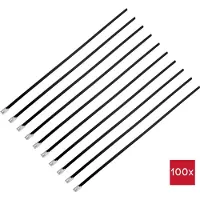 TRU COMPONENTS TC-12656544 Stahlkabelbinder 290 mm 4.6 mm AISI 304 mit Beschich