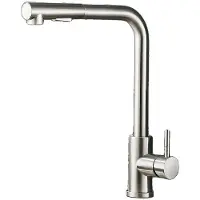 OEM Küchenarmatur, Ausziehbares Design, Edelstahlkonstruktion, Bürstetes Nickel