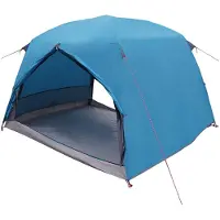 vidaXL Trekkingzelt 2 Personen Blau 185T Polyester mit PolyurethanBeschichtung