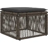 vidaXL Gartensofa-set 12 stk. Grau und Dunkelgrau Poly-Rattan