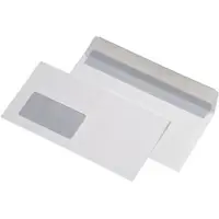 Magni 25711/0 Briefumschläge C5 haftklebend, mit Fenster, weiss